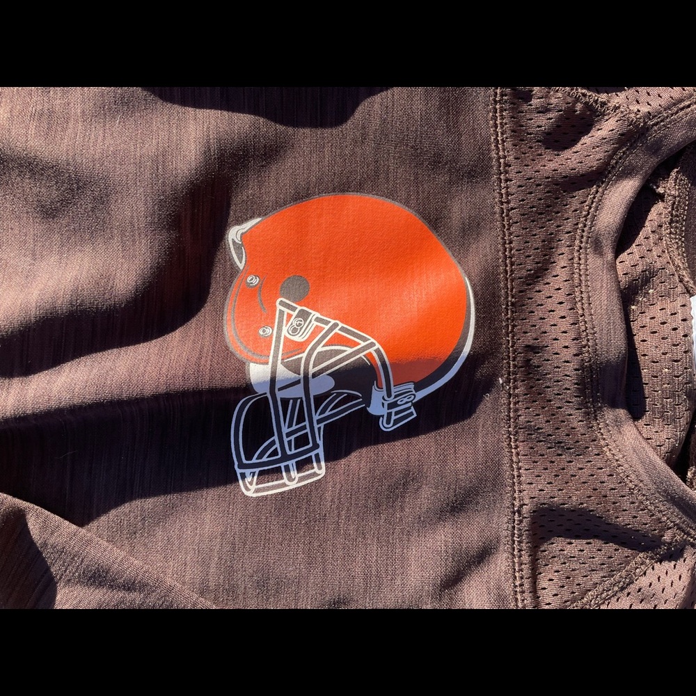 Little girls Cleveland browns shirt